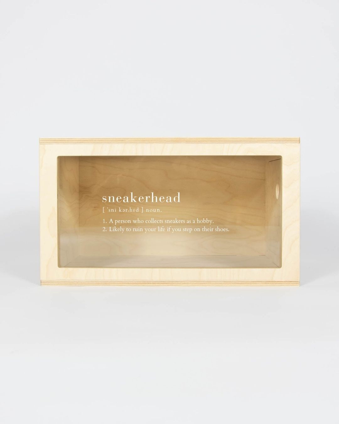 Set of 3 (2x CLEAR + SNEAKERHEAD MEANING)