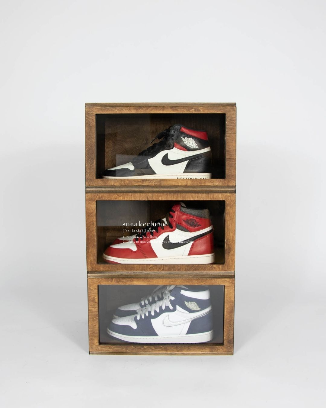 Set of 3 (2x CLEAR + SNEAKERHEAD MEANING)