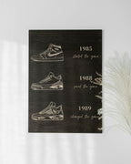 AJ ICONS WALL DECOR ( 1 / 3 / 4 )