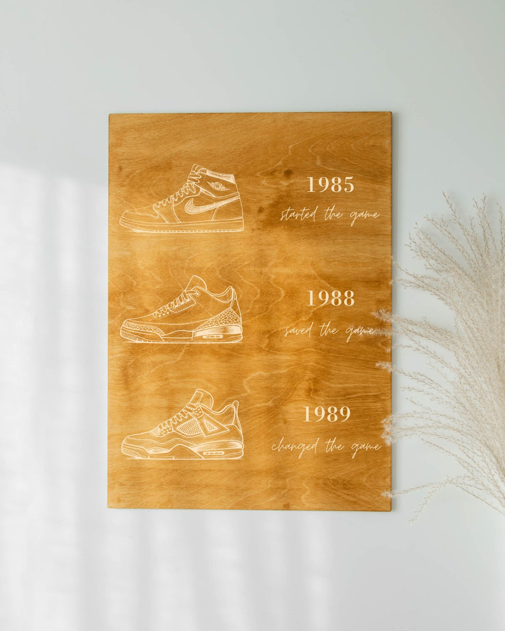 AJ ICONS WALL DECOR ( 1 / 3 / 4 )