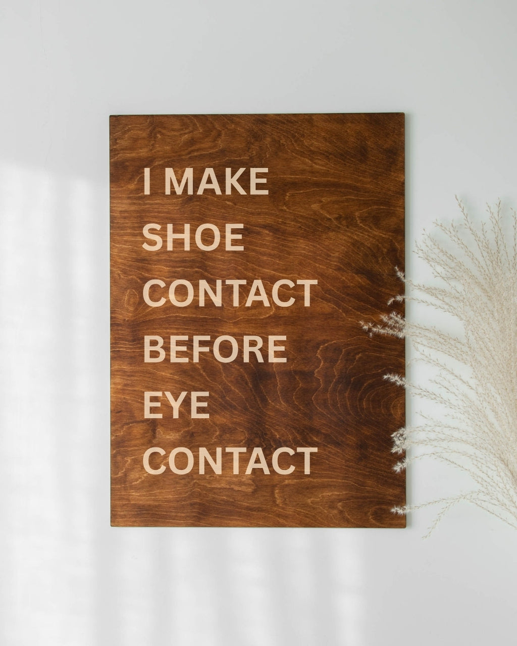 SHOE CONTACT WALL DECOR