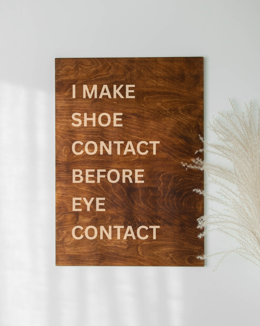 SHOE CONTACT WALL DECOR
