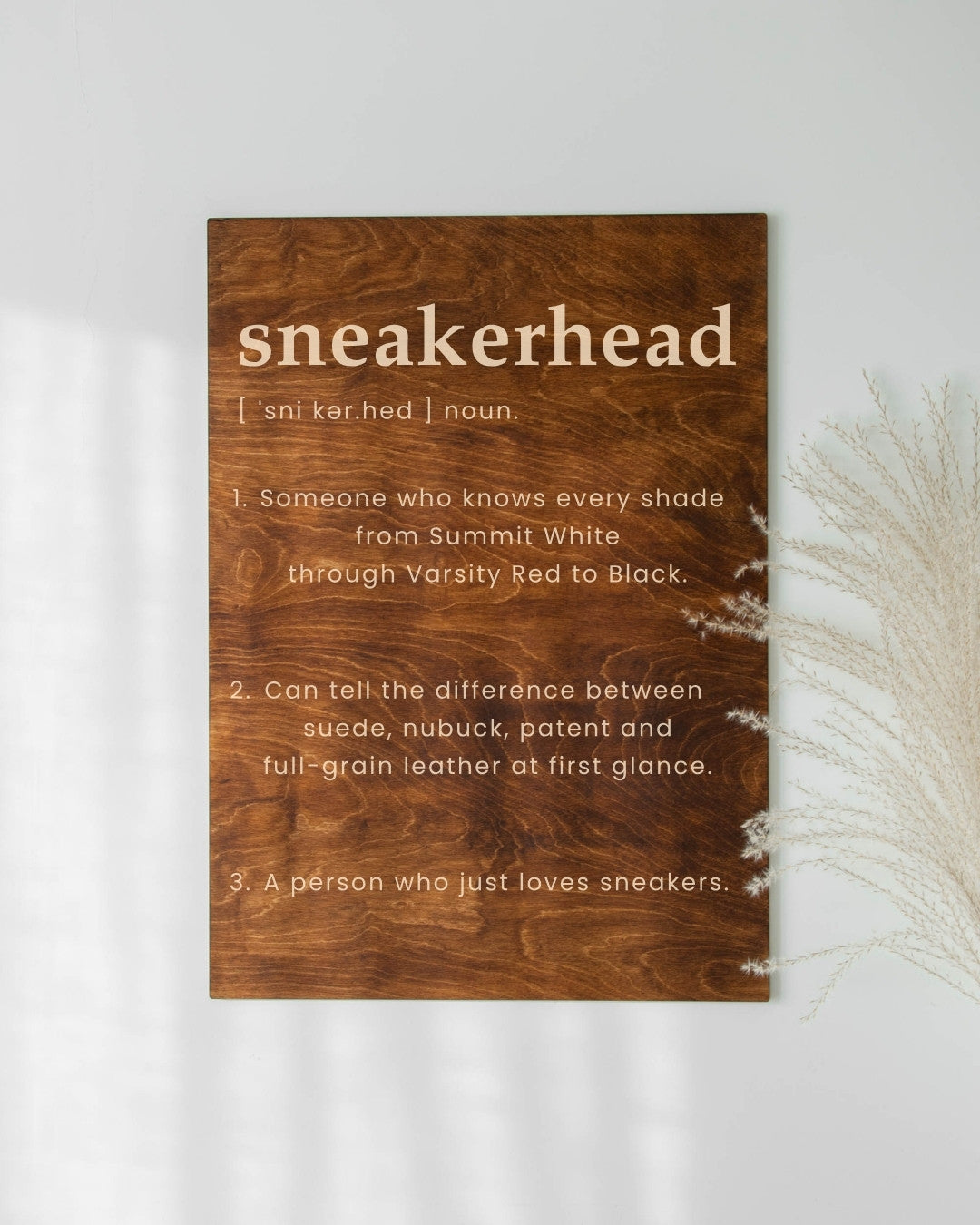 SNEAKERHEAD MEANING WALL DECOR