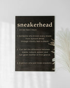 SNEAKERHEAD MEANING WALL DECOR