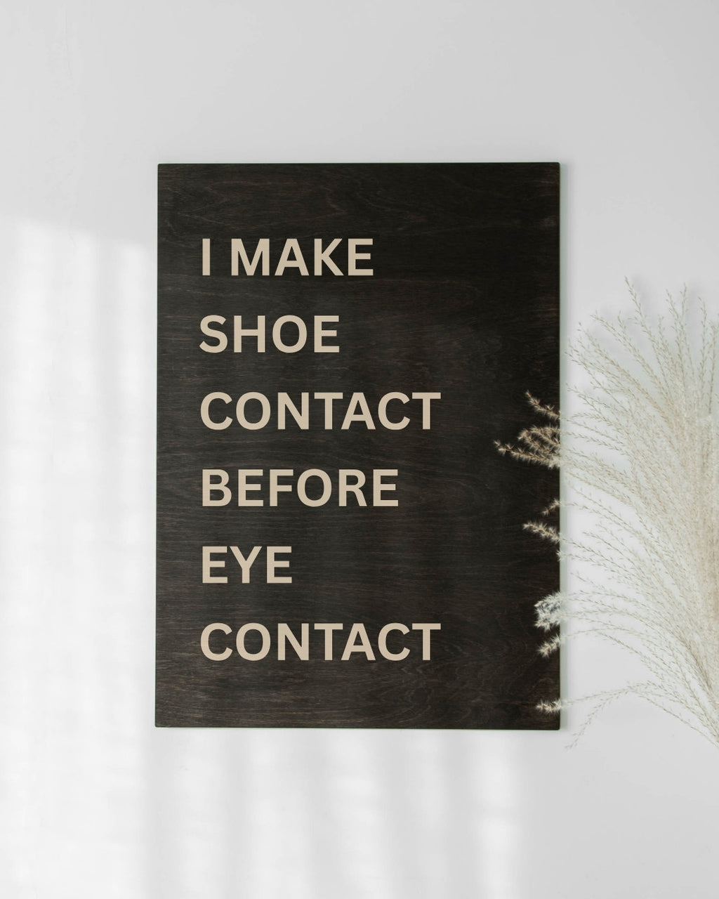 SHOE CONTACT WALL DECOR