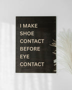 SHOE CONTACT WALL DECOR
