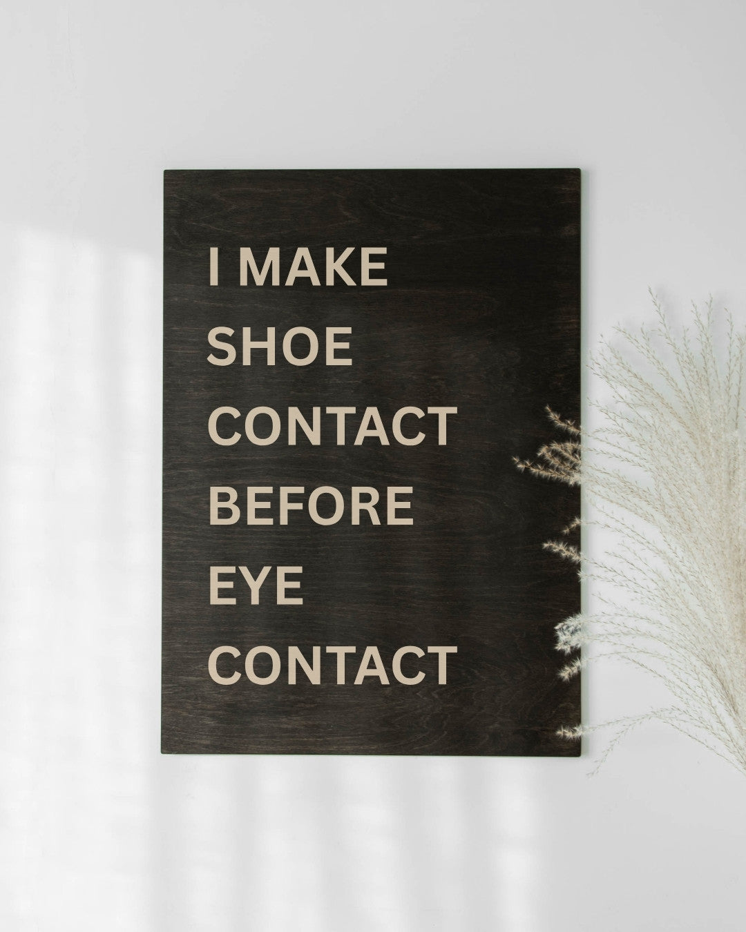 SHOE CONTACT WALL DECOR