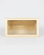 Set of 3 (2x CLEAR + SNEAKERHEAD MEANING)