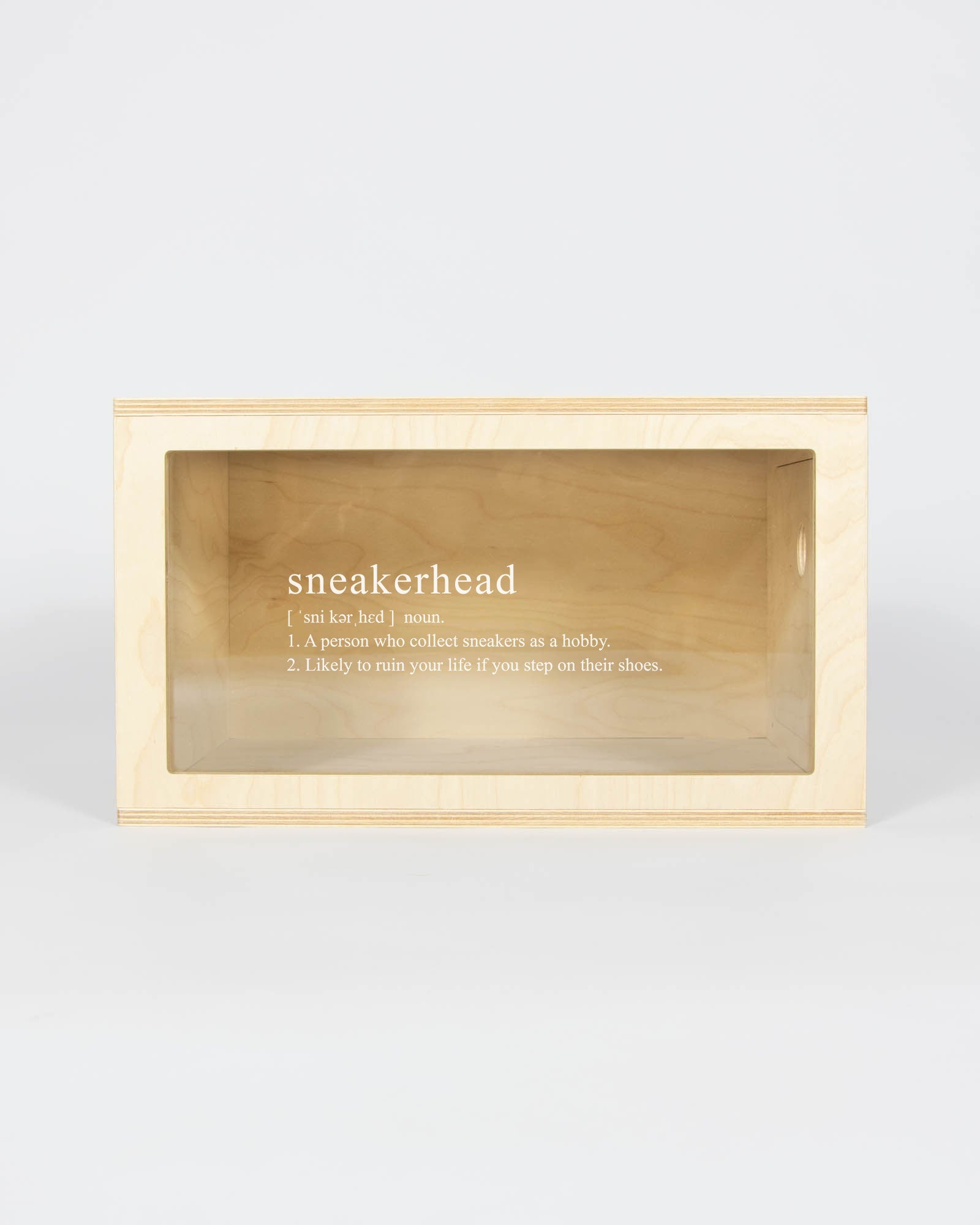 Set of 3 (2x CLEAR + SNEAKERHEAD MEANING)