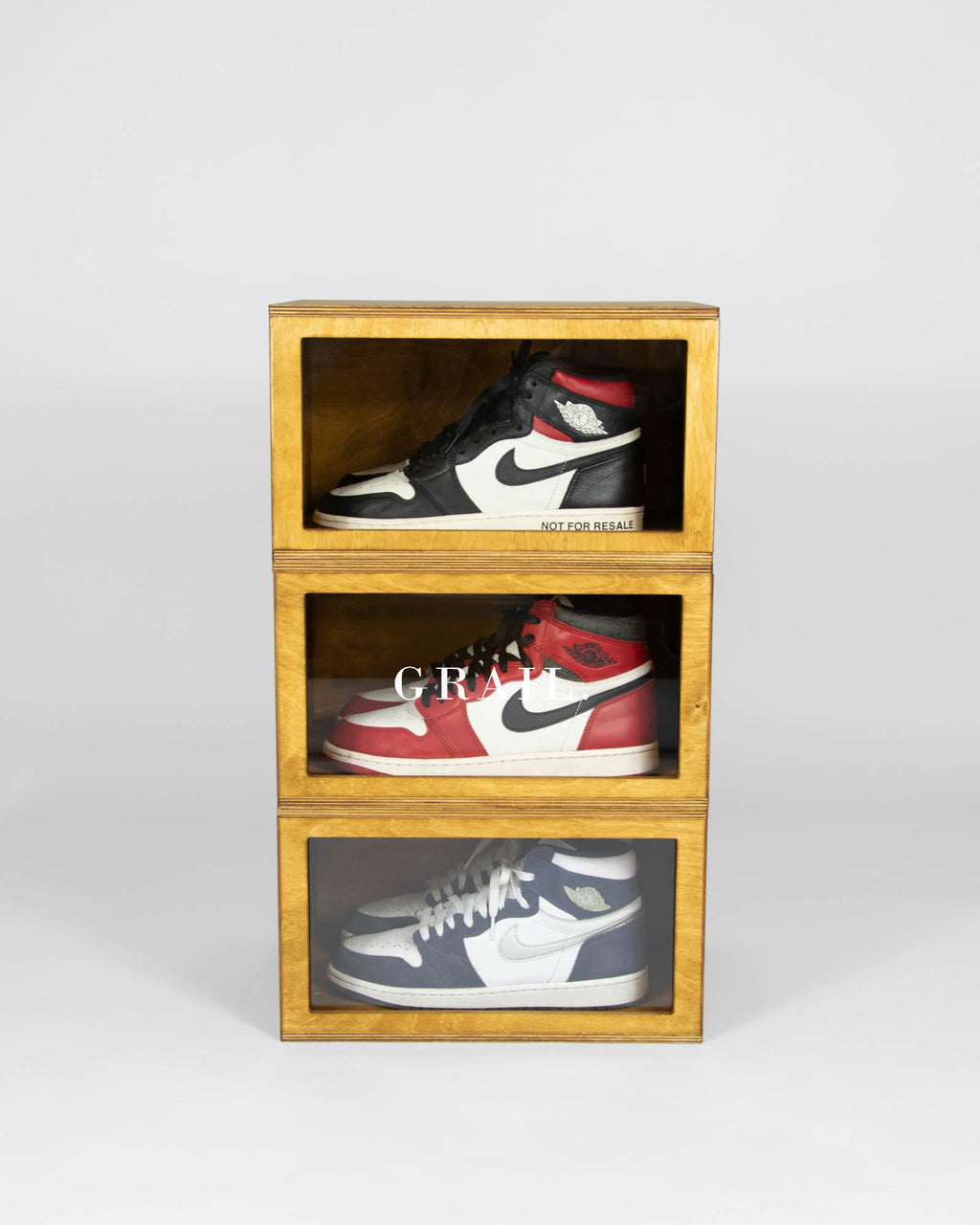 Set of 3 (2x CLEAR + GRAIL.)