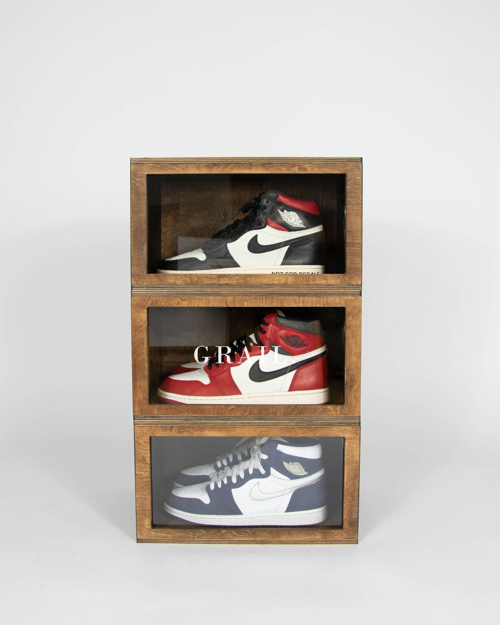 Set of 3 (2x CLEAR + GRAIL.)