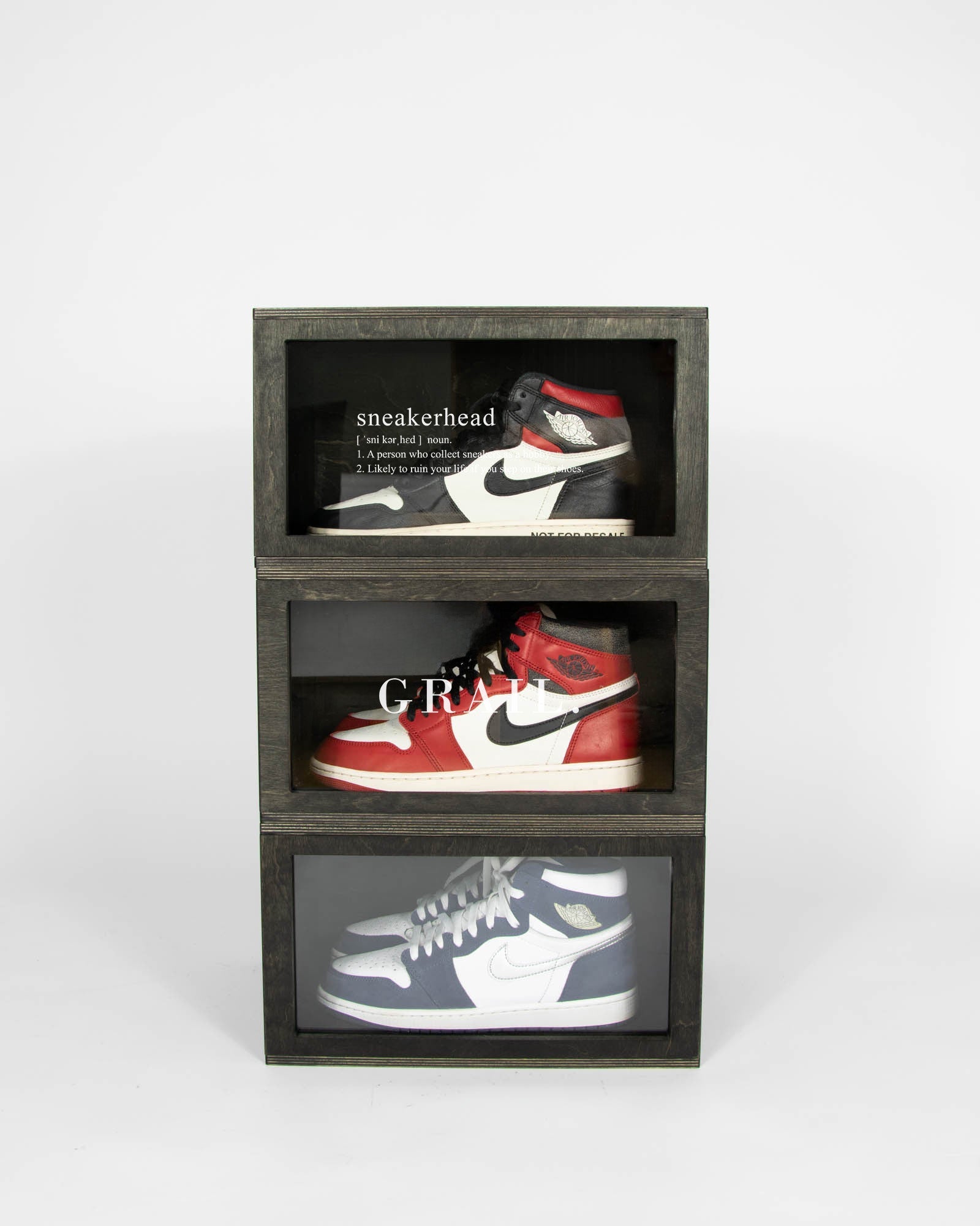 Set of 3 (SNEAKERHEAD MEANING/ GRAIL./CLEAR)