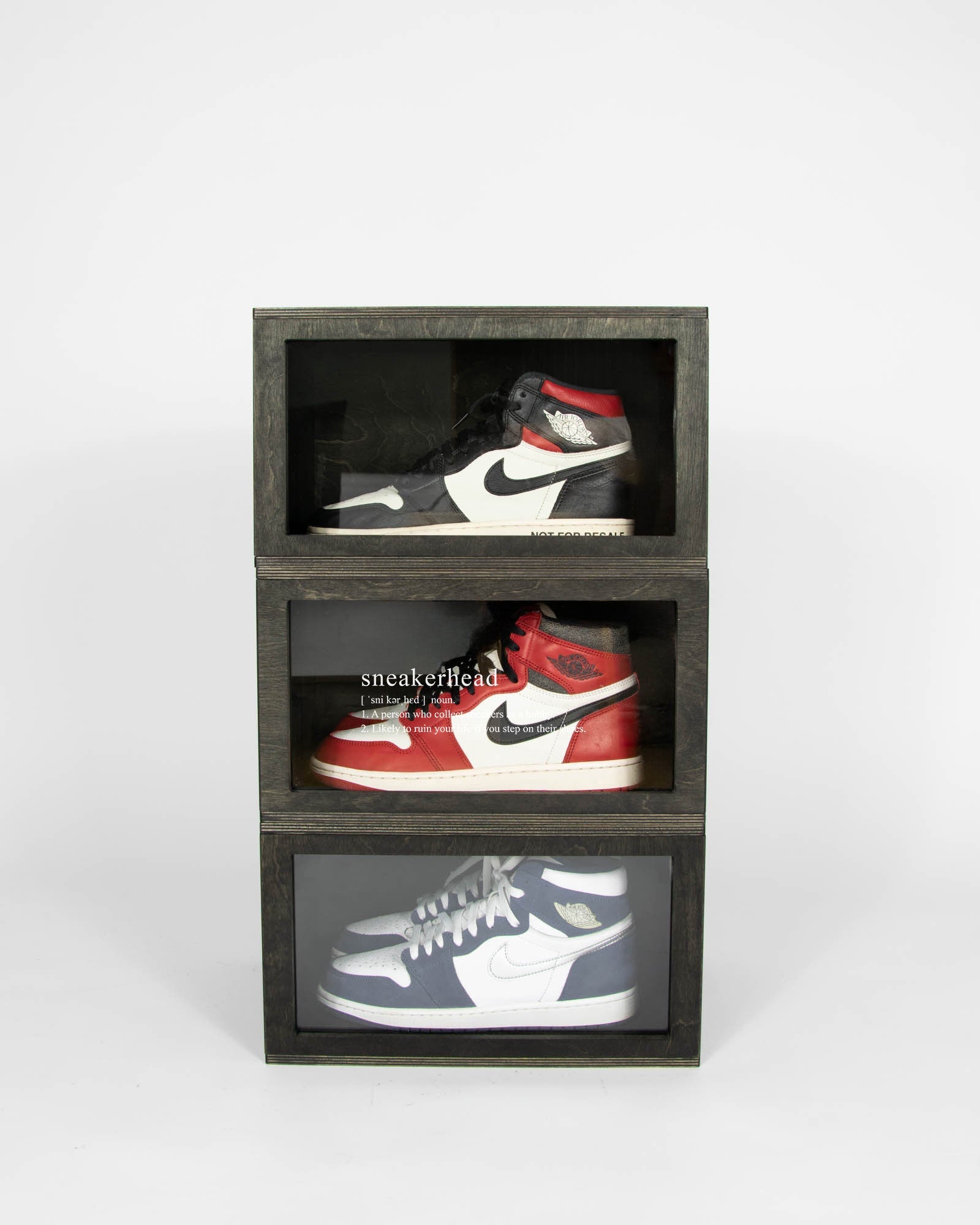 Set of 3 (2x CLEAR + SNEAKERHEAD MEANING)