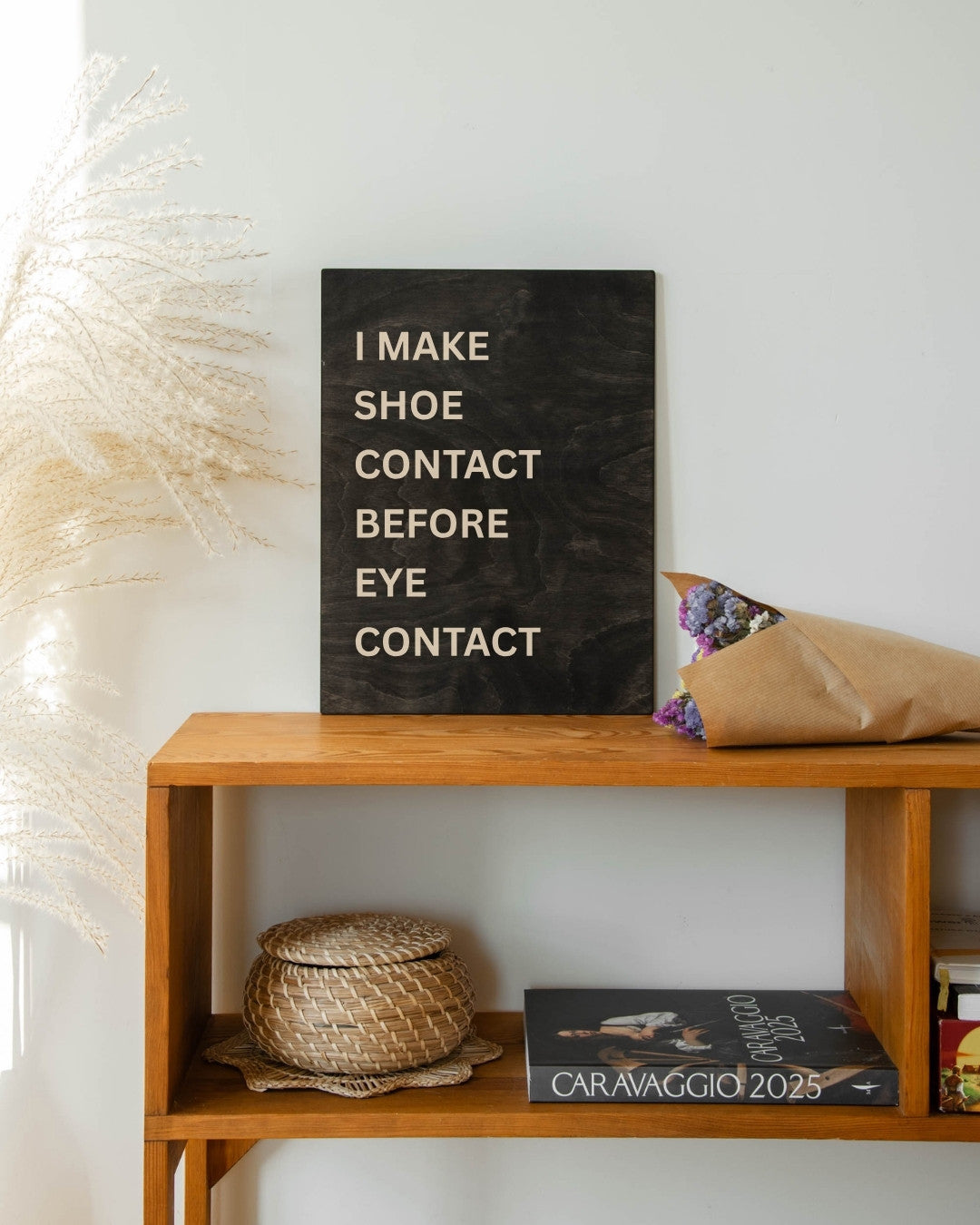 SHOE CONTACT WALL DECOR