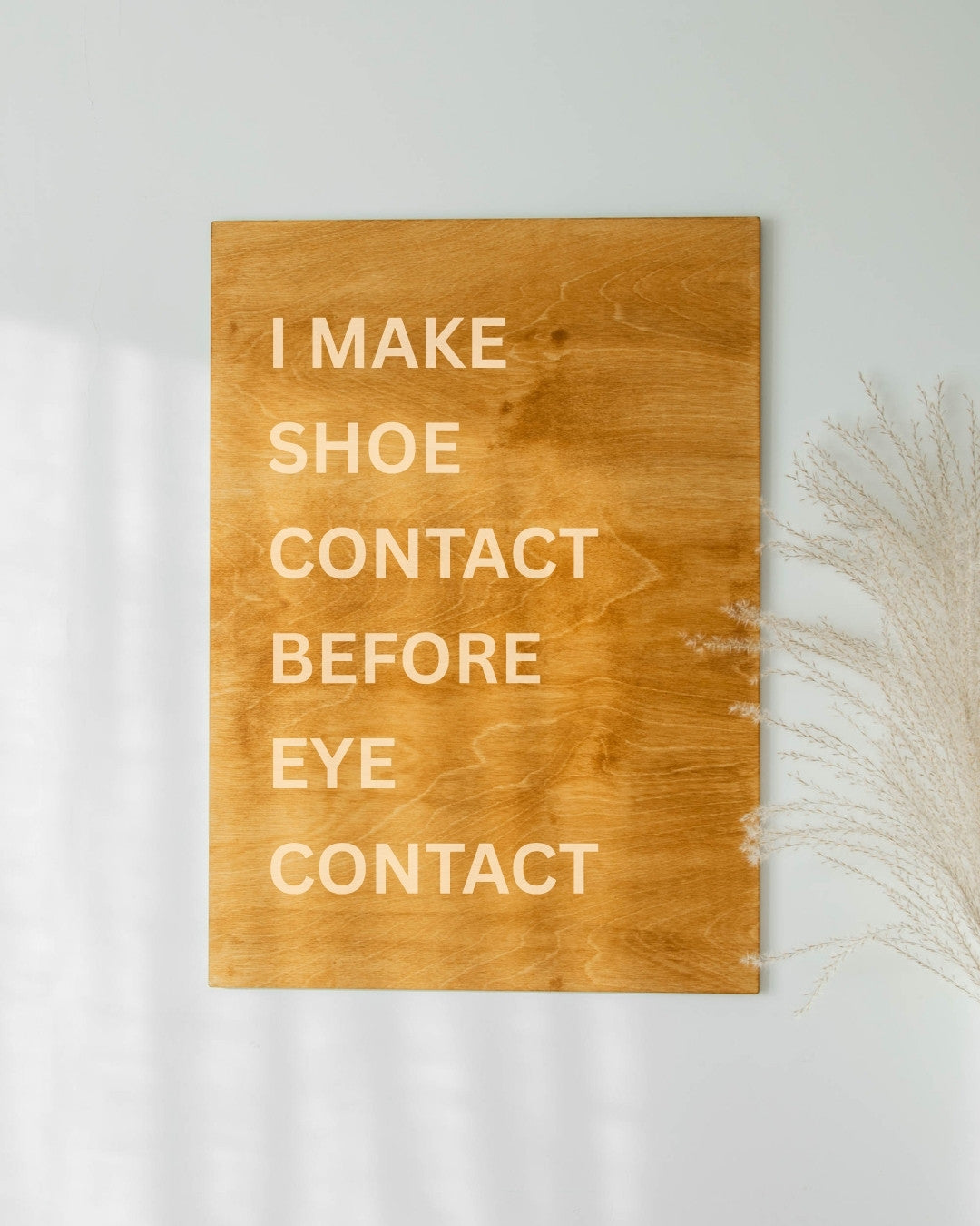 SHOE CONTACT WALL DECOR