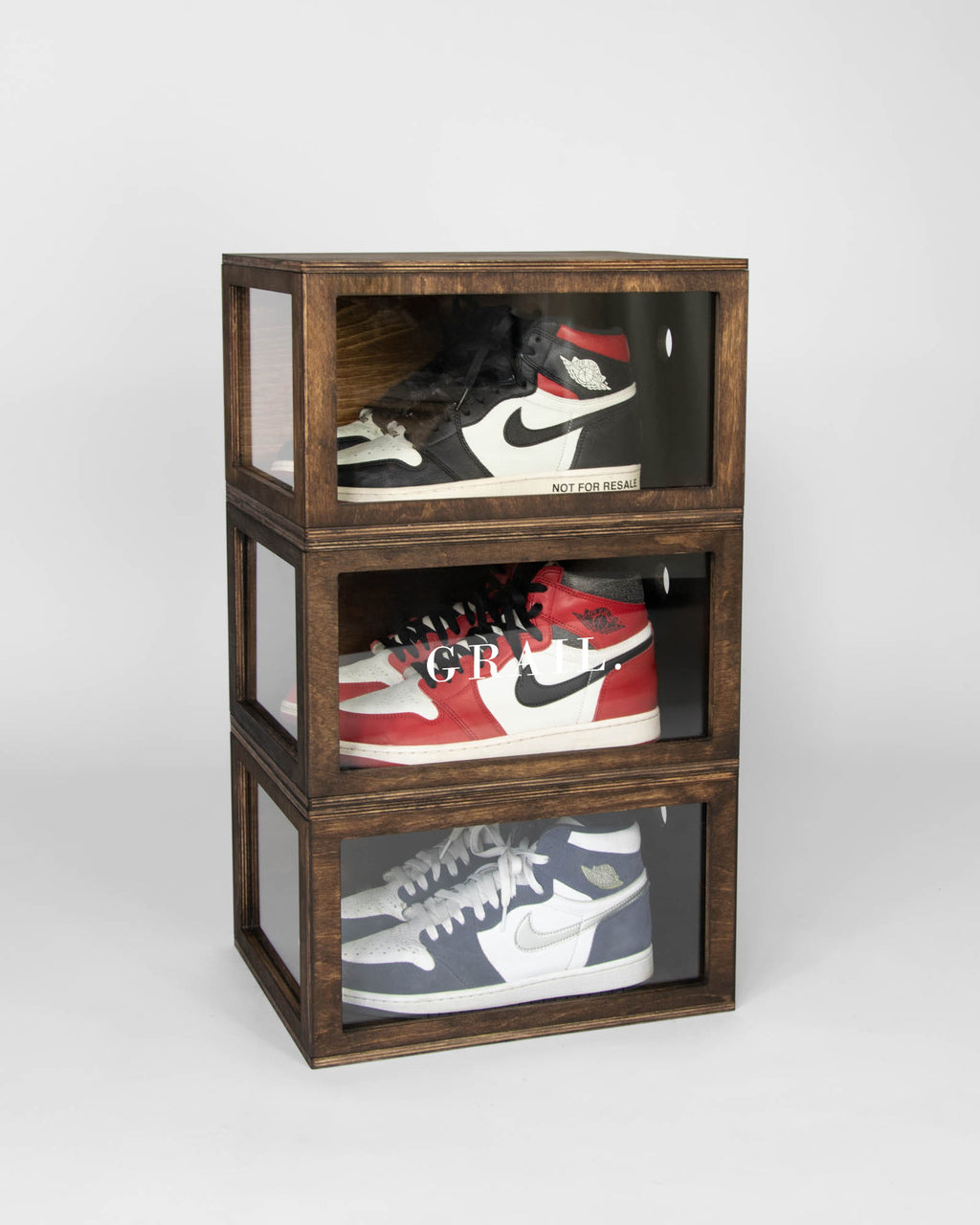 Set of 3 (2x CLEAR + GRAIL.)