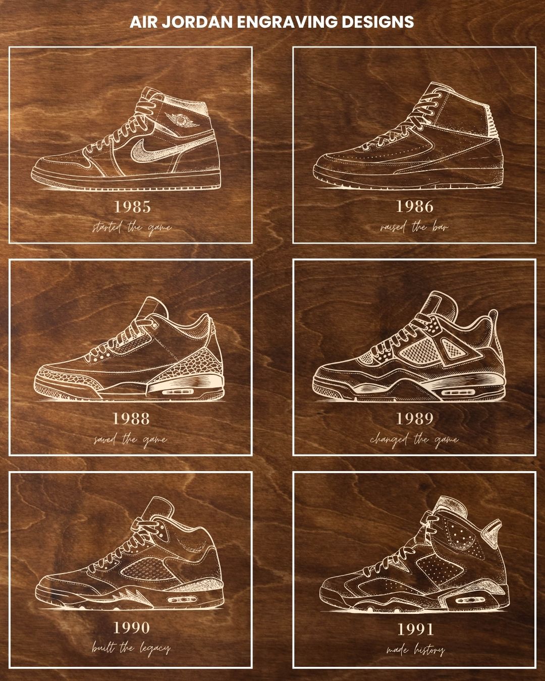 AJ1–6 SILHOUETTES